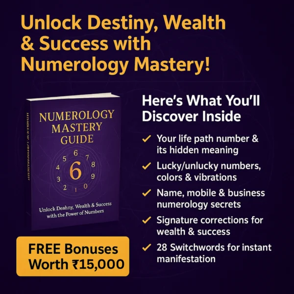 Numerology Mastery Guide: Unlock Destiny, Wealth & Success with the Power of Numbers