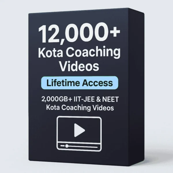 12,000+ Premium Kota Coaching Videos